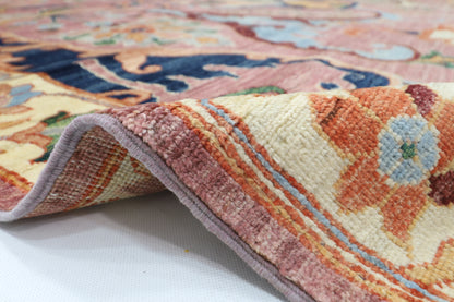 253 x 343 cm | Oriental Kawros Area Rug Afghan Hand Knotted Veg Dye Wool carpet