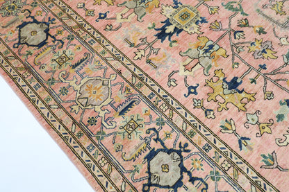 305 x 414 cm | Oriental bidjar Pink Area Rug Afghan Hand Knotted Veg Dye Wool carpet