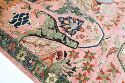 304 x 417 cm | Oriental Kawros Pink Area Rug Afghan Hand Knotted Veg Dye Wool carpet