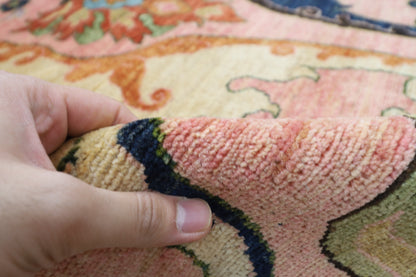 304 x 417 cm | Oriental Kawros Pink Area Rug Afghan Hand Knotted Veg Dye Wool carpet