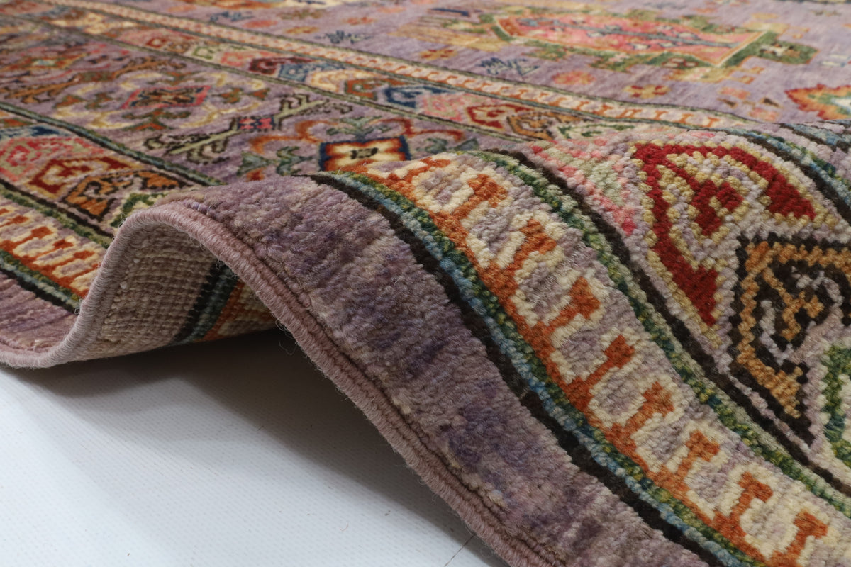 203 x 300 cm | Waziri Design Hand Knotted Wool Afghan Carpet