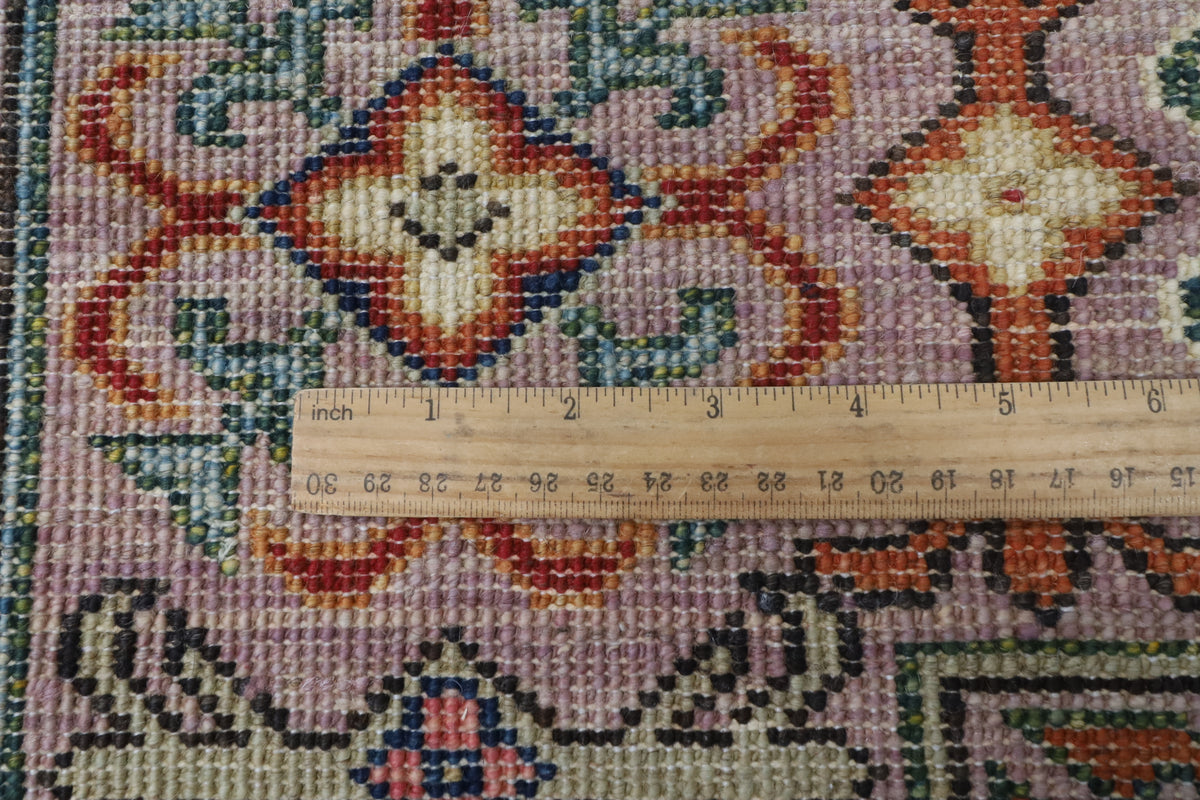 203 x 300 cm | Waziri Design Hand Knotted Wool Afghan Carpet