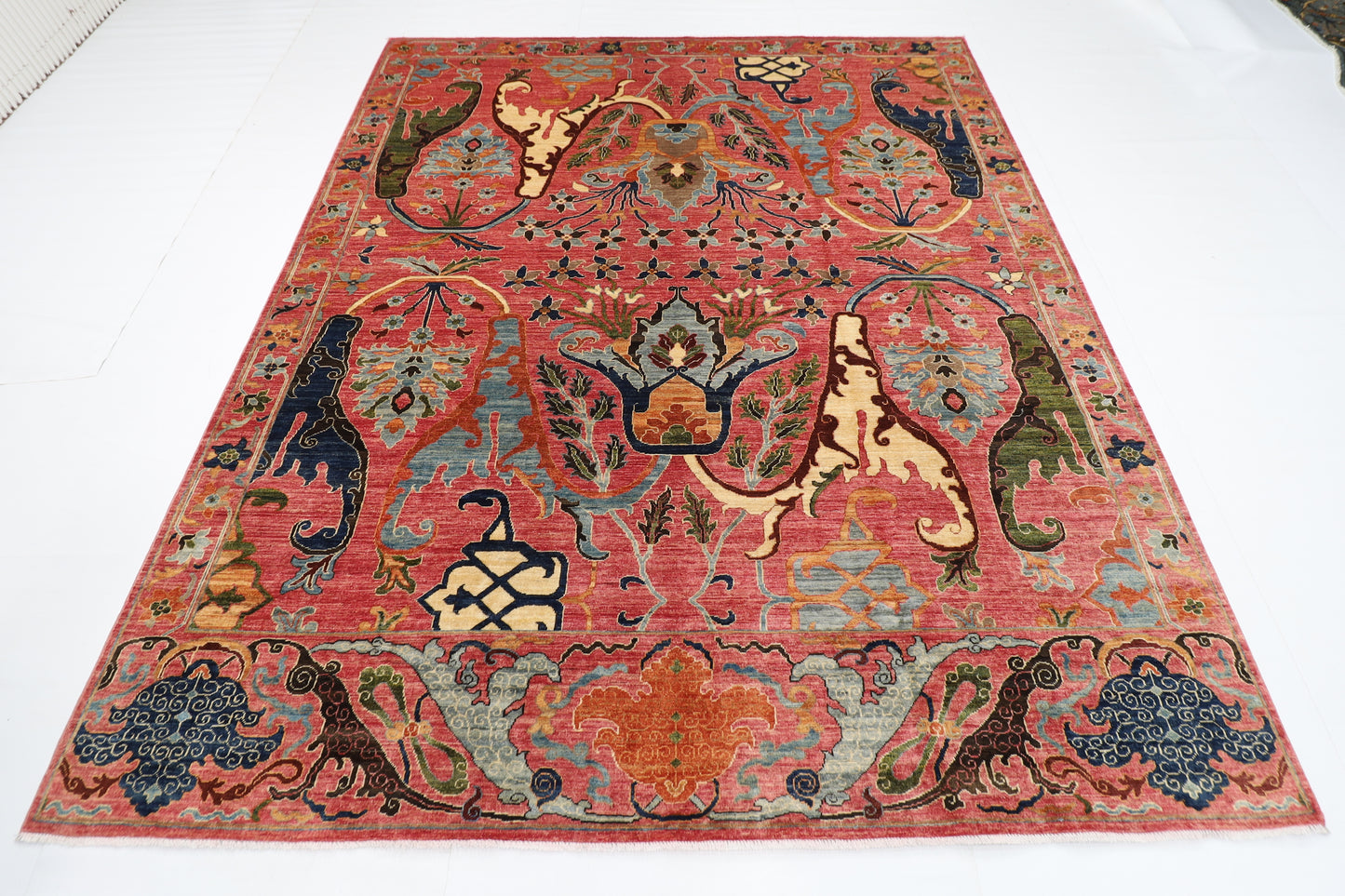 255 x 303 cm | Kawros Area Rug Afghan Hand Knotted Veg Dye Wool carpet