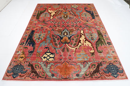 255 x 303 cm | Kawros Area Rug Afghan Hand Knotted Veg Dye Wool carpet