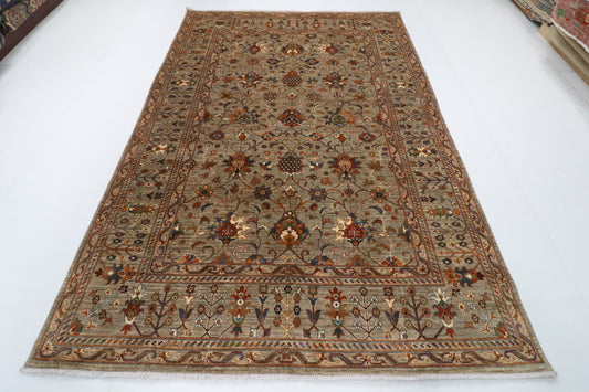 198 x 295 cm | Sultani Design Hand Knotted Wool Afghan Carpet