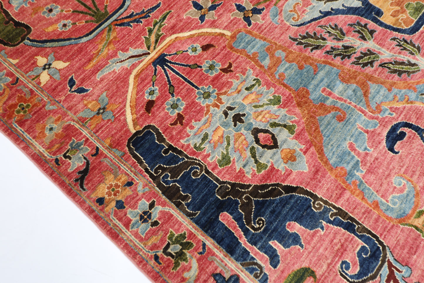 255 x 303 cm | Kawros Area Rug Afghan Hand Knotted Veg Dye Wool carpet