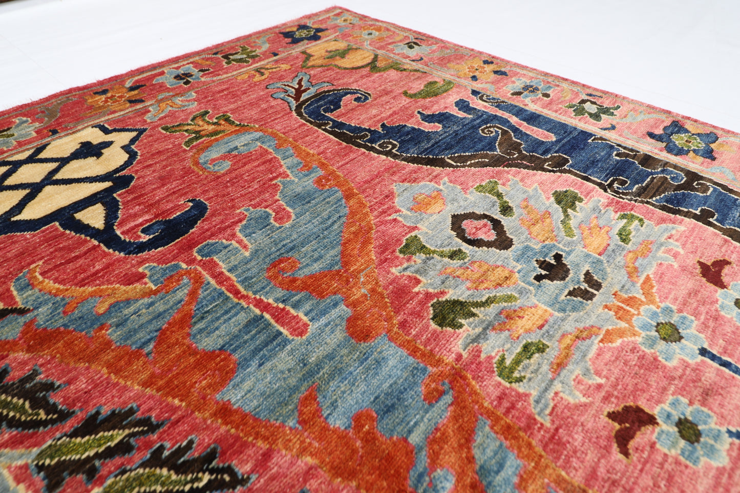 255 x 303 cm | Kawros Area Rug Afghan Hand Knotted Veg Dye Wool carpet