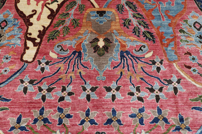 255 x 303 cm | Kawros Area Rug Afghan Hand Knotted Veg Dye Wool carpet