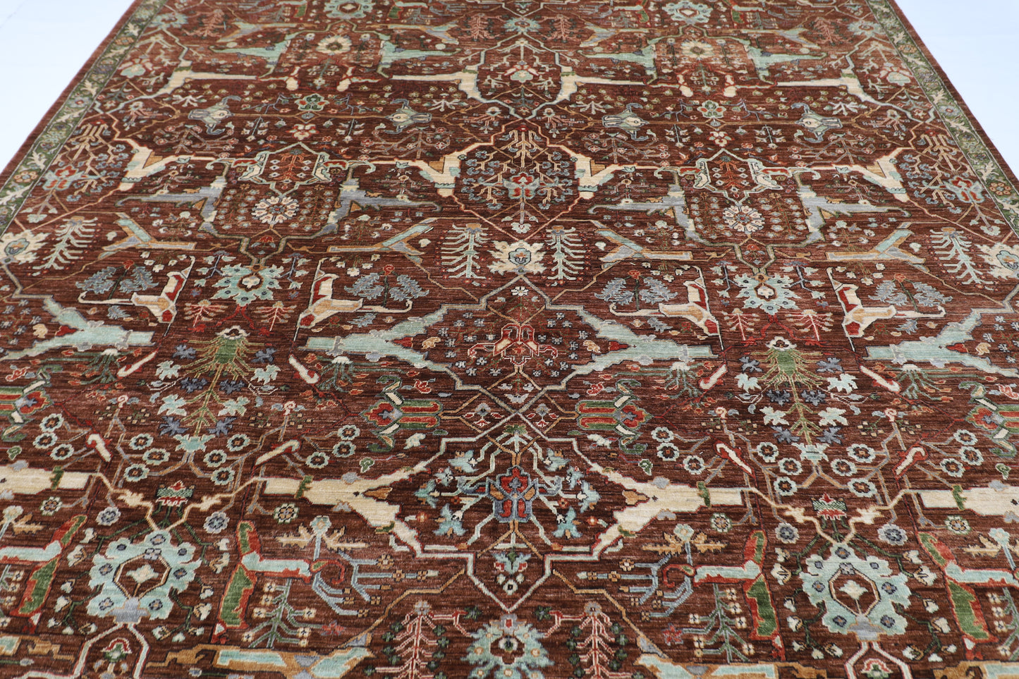 301 x 419 cm | Oriental Bidjar Area Rug Afghan Hand Knotted Veg Dye Wool carpet