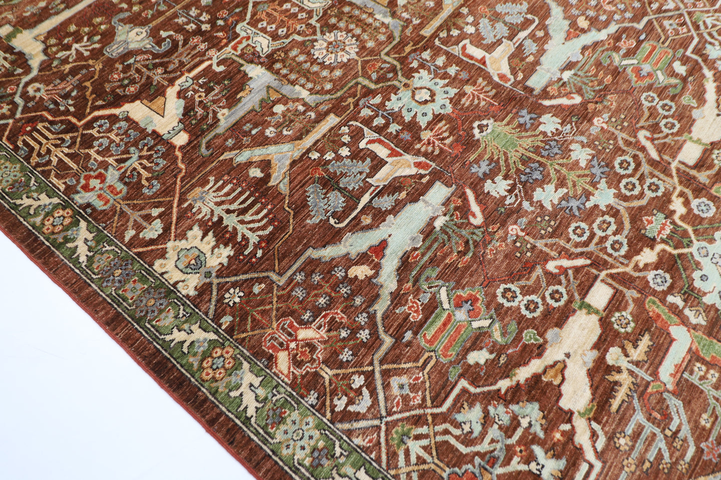 301 x 419 cm | Oriental Bidjar Area Rug Afghan Hand Knotted Veg Dye Wool carpet
