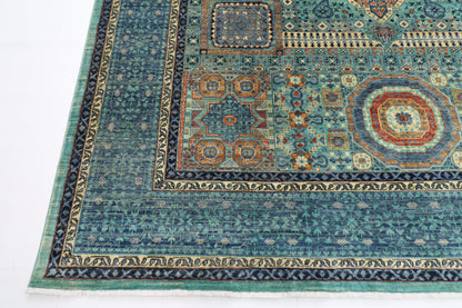 274 x 366 cm | Oriental Mamluk Area Rug Afghan Hand Knotted Veg Dye Wool carpet