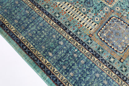 274 x 366 cm | Oriental Mamluk Area Rug Afghan Hand Knotted Veg Dye Wool carpet