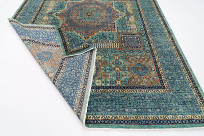 274 x 366 cm | Oriental Mamluk Area Rug Afghan Hand Knotted Veg Dye Wool carpet