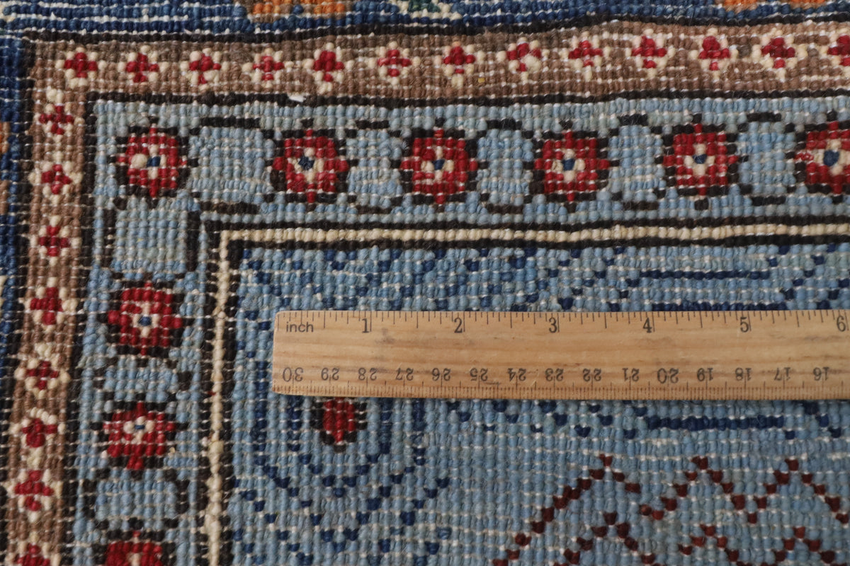 150 x 203 cm | Tree of life Design Hand Knotted Wool Afghan Carpet