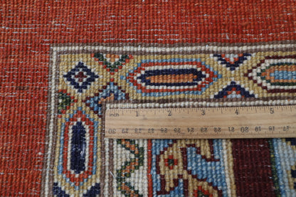 129 x 178 cm | Shall Turkish Design Hand Knotted Wool Afghan Carpet