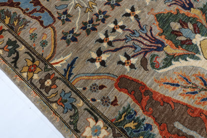 147 x 198 cm | Kawros Design Hand Knotted Wool Afghan Carpet
