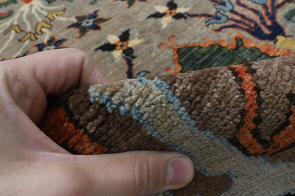 147 x 198 cm | Kawros Design Hand Knotted Wool Afghan Carpet