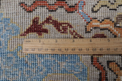 147 x 198 cm | Kawros Design Hand Knotted Wool Afghan Carpet