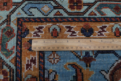 303 x 401 cm | Floral bidjar Area Rug Afghan Hand Knotted veg Dye Wool carpet