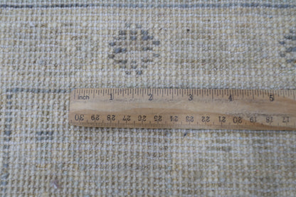 269 x 364 cm | Oriental Floral beige Area Rug Afghan Hand Knotted Veg Dye Wool carpet