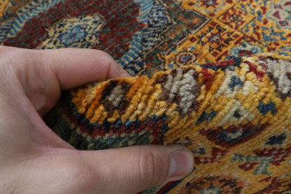 120 x 180 cm | Mamluk Hand Knotted Wool Afghan Carpet