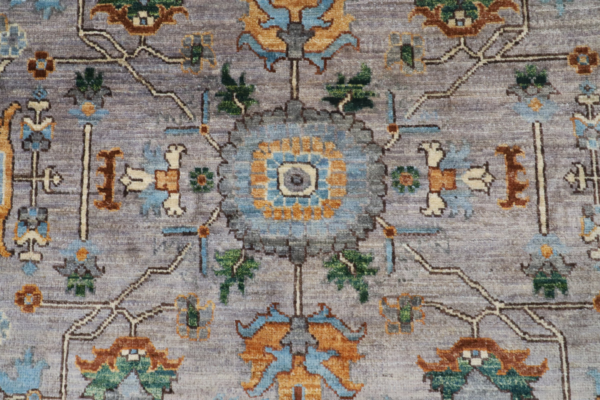 147 x 215 cm | Bidjar Gray Hand Knotted Wool Afghan Carpet