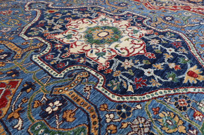 246 x 292 cm | Oriental heriz Area Rug Afghan Hand Knotted Veg Dye Wool carpet