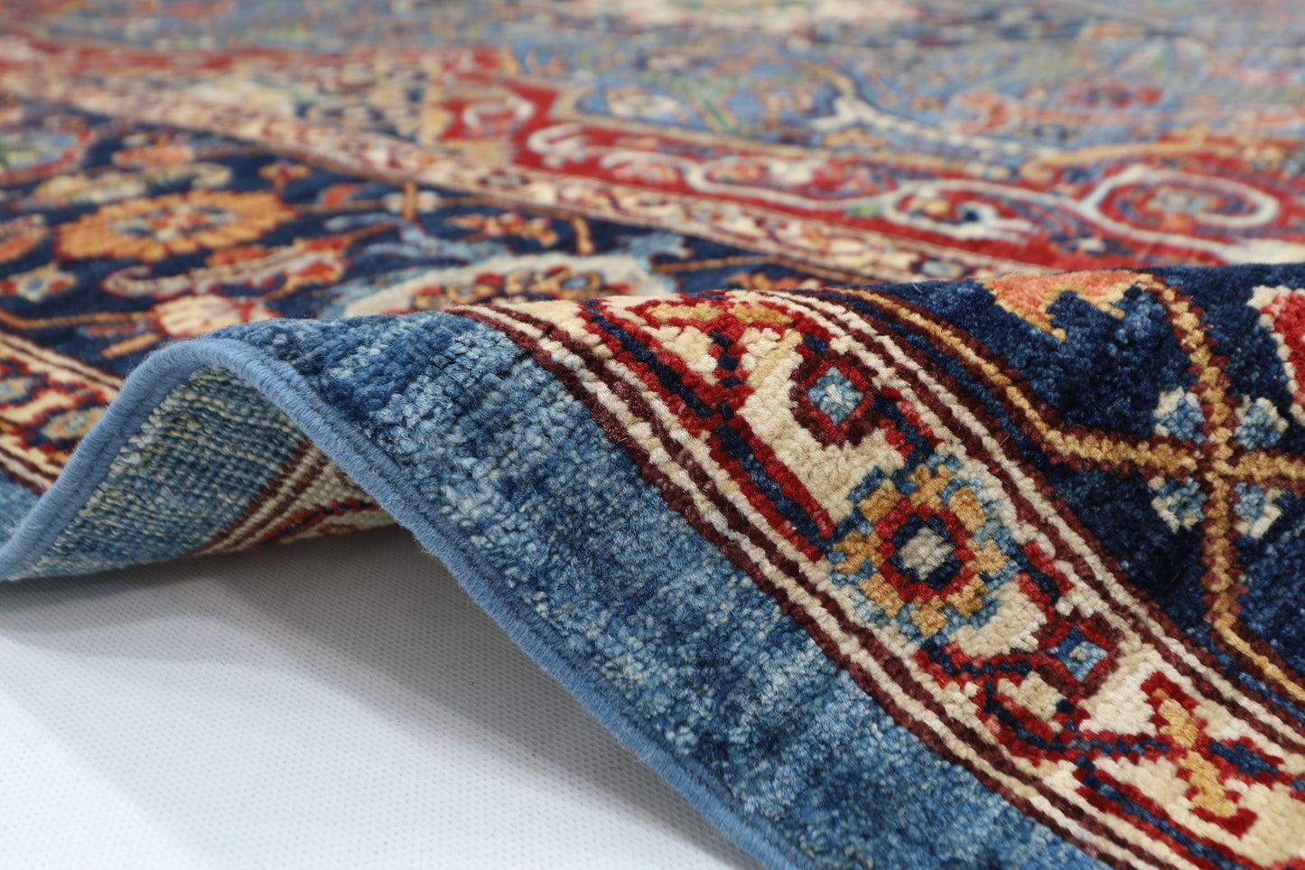 246 x 292 cm | Oriental heriz Area Rug Afghan Hand Knotted Veg Dye Wool carpet