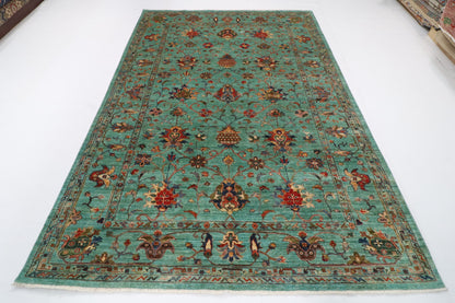 200 x 288 cm | Sultani Hand Knotted Wool Afghan Carpet