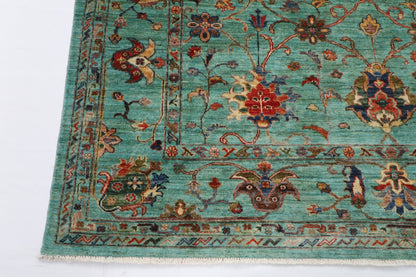 200 x 288 cm | Sultani Hand Knotted Wool Afghan Carpet