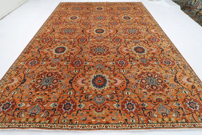 306 x 430 cm | Suzani Floral Large Area Rug Afghan Hand Knotted Veg Dye Wool carpet