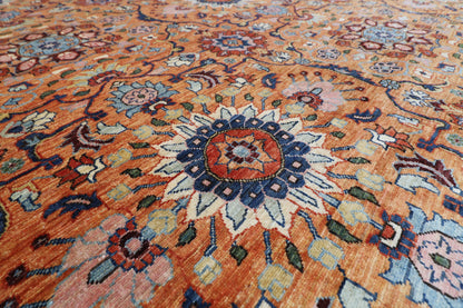 306 x 430 cm | Suzani Floral Large Area Rug Afghan Hand Knotted Veg Dye Wool carpet