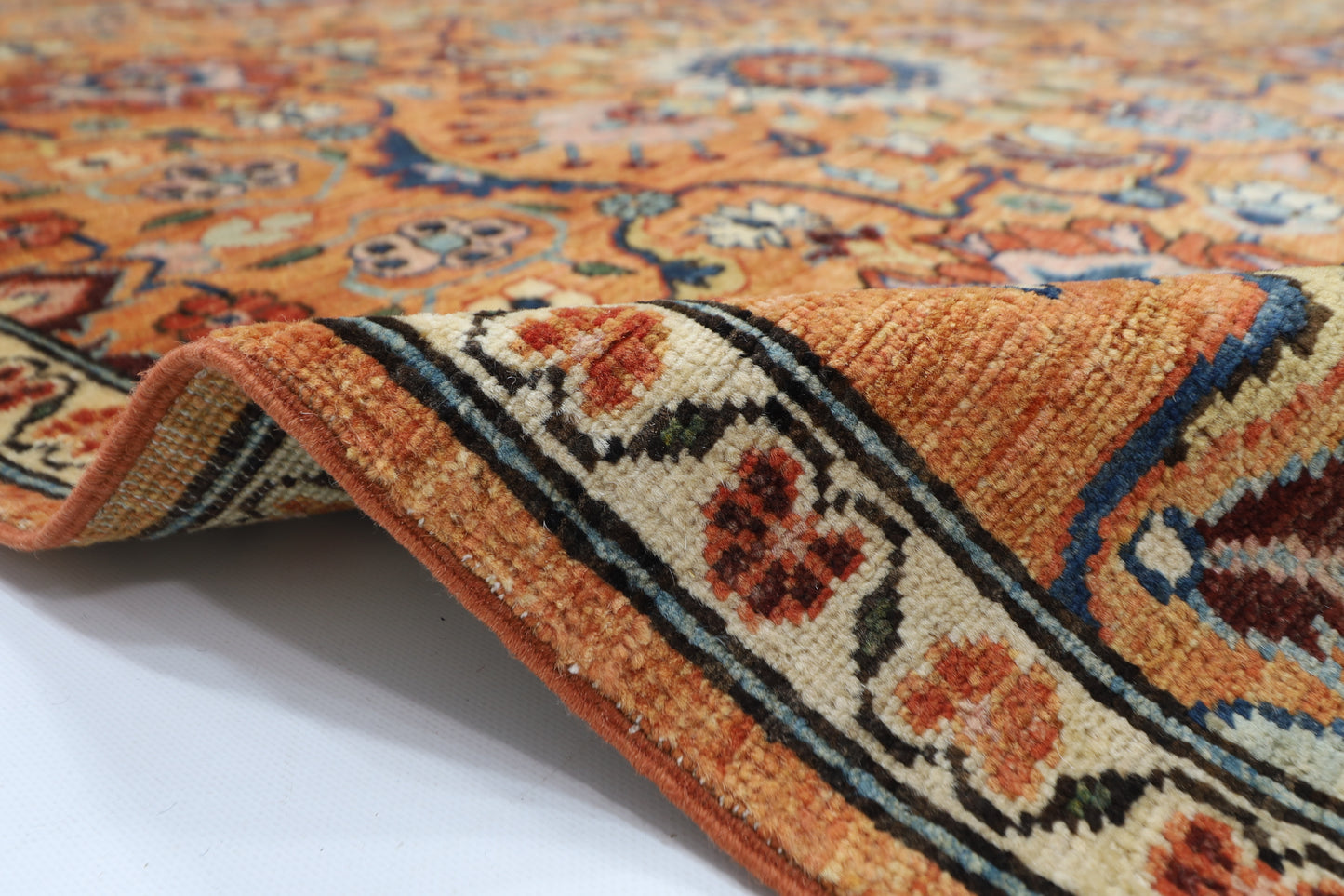 306 x 430 cm | Suzani Floral Large Area Rug Afghan Hand Knotted Veg Dye Wool carpet