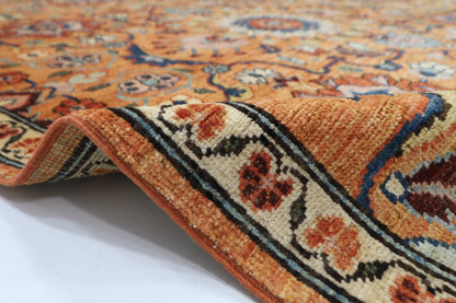 306 x 430 cm | Suzani Floral Large Area Rug Afghan Hand Knotted Veg Dye Wool carpet