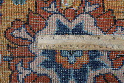 306 x 430 cm | Suzani Floral Large Area Rug Afghan Hand Knotted Veg Dye Wool carpet
