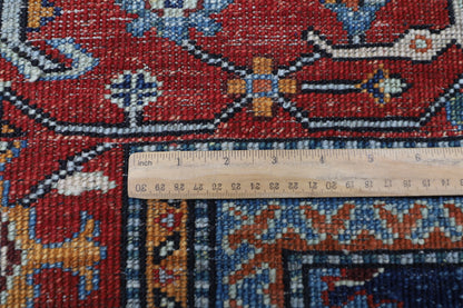 256 x 300 cm | bidjar Navy Blue Area Rug Afghan Hand Knotted veg Dye Wool carpet