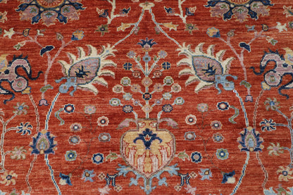 173 x 240 cm | Sultani Hand Knotted Wool Afghan Carpet