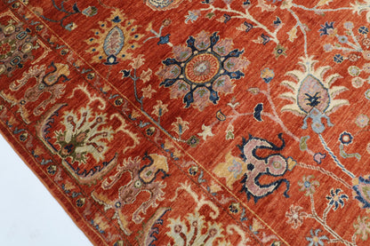 173 x 240 cm | Sultani Hand Knotted Wool Afghan Carpet