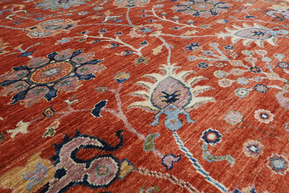 173 x 240 cm | Sultani Hand Knotted Wool Afghan Carpet