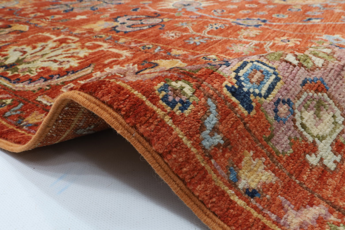 173 x 240 cm | Sultani Hand Knotted Wool Afghan Carpet