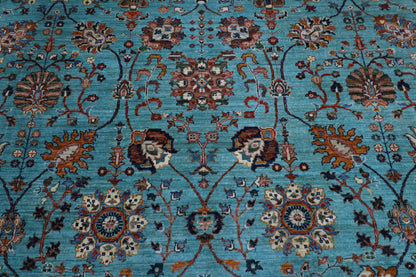 308 x 423 cm | floral Large Area Rug Afghan Hand Knotted veg Dye Wool carpet