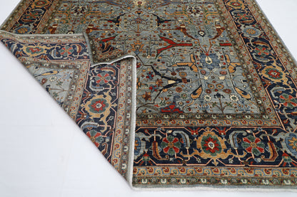 301 x 423 cm | bidjar gray Large Area Rug Afghan Hand Knotted veg Dye Wool carpet
