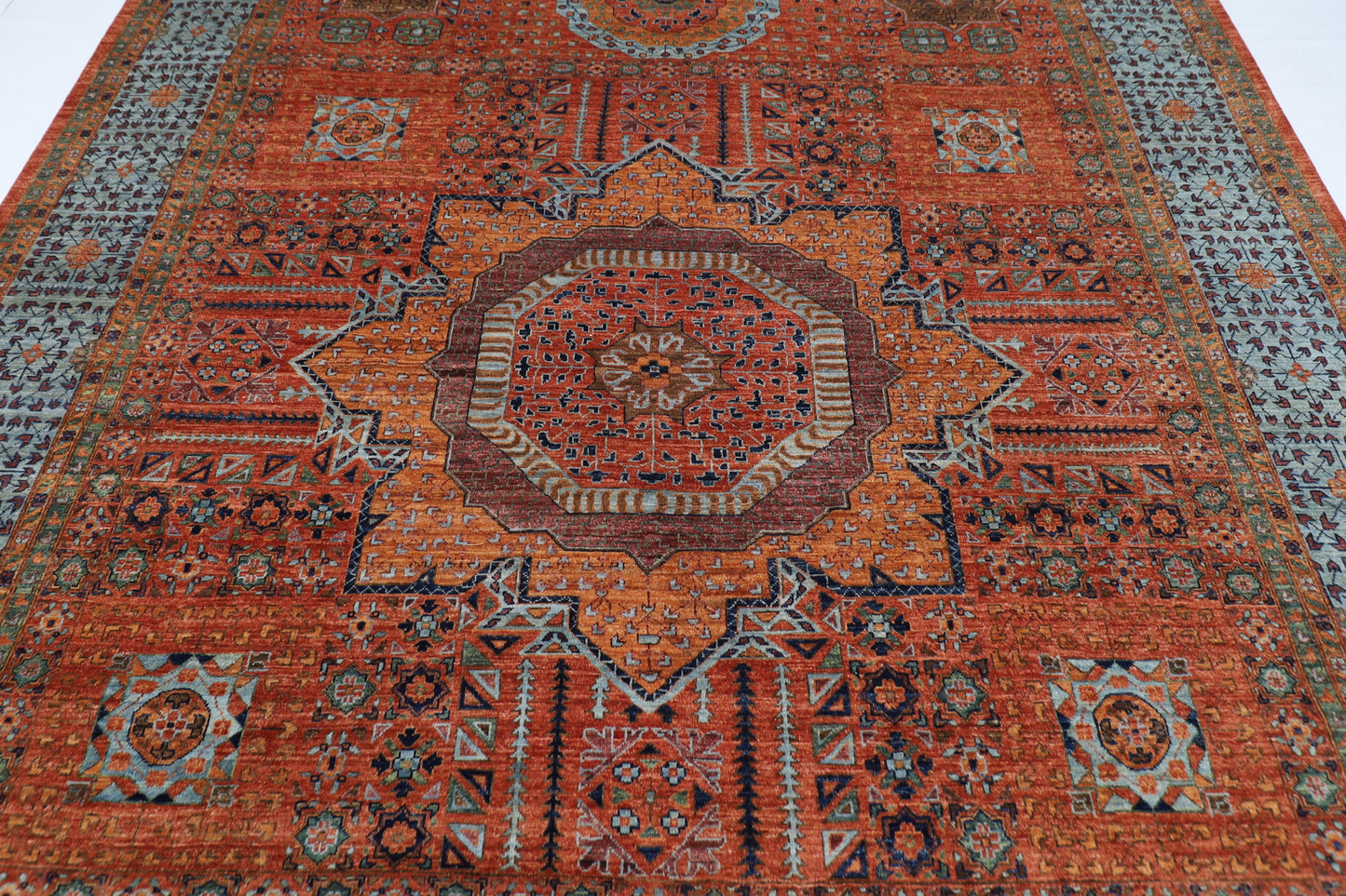 300 x 405 cm | Mamluk Area Rug Afghan Hand Knotted Veg Dye Wool carpet