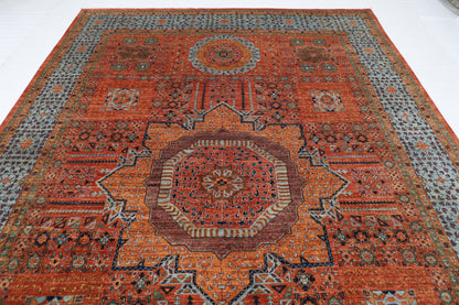 300 x 405 cm | Mamluk Area Rug Afghan Hand Knotted Veg Dye Wool carpet