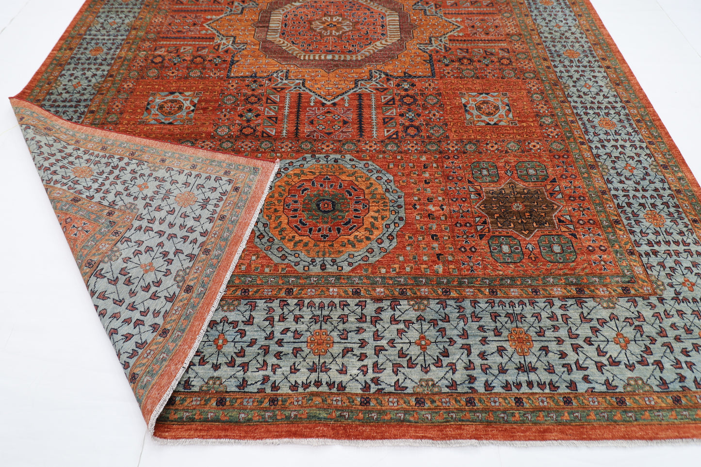 300 x 405 cm | Mamluk Area Rug Afghan Hand Knotted Veg Dye Wool carpet