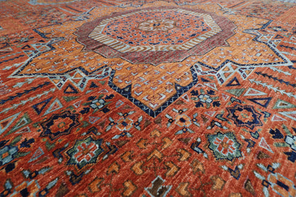 300 x 405 cm | Mamluk Area Rug Afghan Hand Knotted Veg Dye Wool carpet