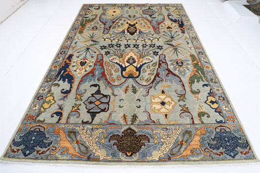 251 x 347 cm | Kawros Design Area Rug Afghan Hand Knotted Veg Dye Wool carpet
