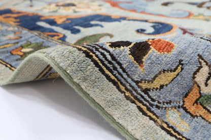 251 x 347 cm | Kawros Design Area Rug Afghan Hand Knotted Veg Dye Wool carpet