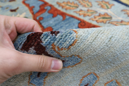 251 x 347 cm | Kawros Design Area Rug Afghan Hand Knotted Veg Dye Wool carpet