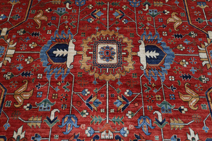 305 x 437 cm | serapi Red Area Rug Afghan Hand Knotted veg Dye Wool carpet